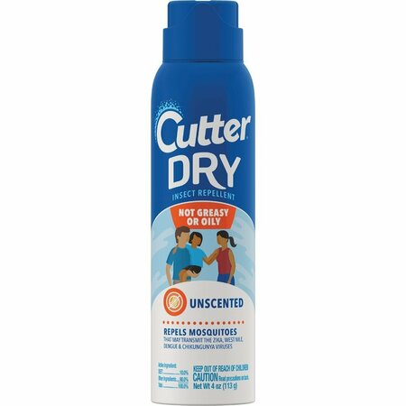 CUTTER Dry 4 Oz. Insect Repellent Aerosol Spray HG-96058